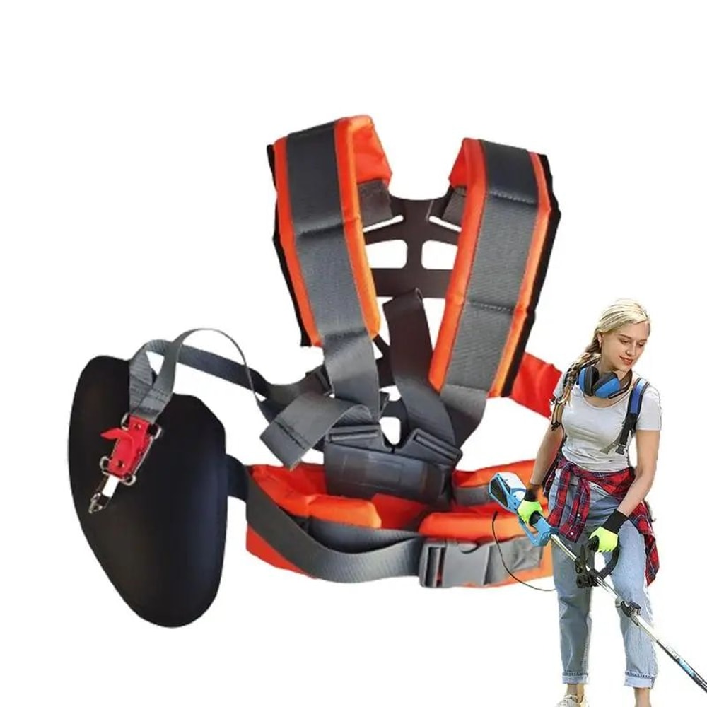 Double Shoulder Lawn Mower Strap 2