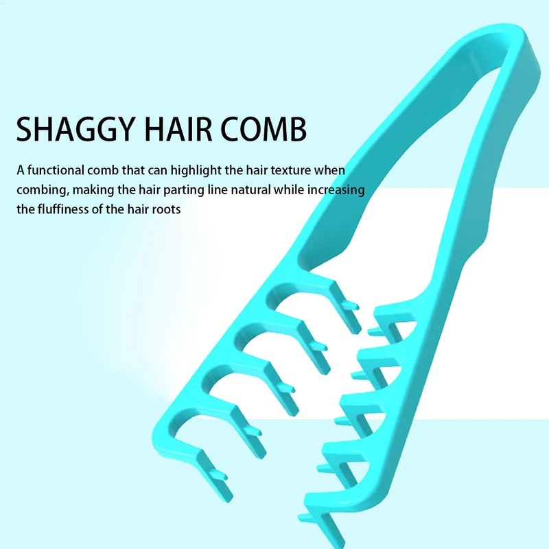 Wide Tooth Volumizing Hair Comb Korea Style Seam Covering Bangs 3
