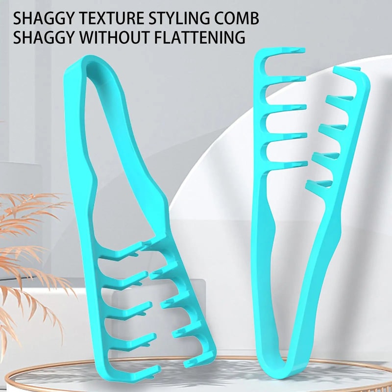 Wide Tooth Volumizing Hair Comb Korea Style Seam Covering Bangs 4