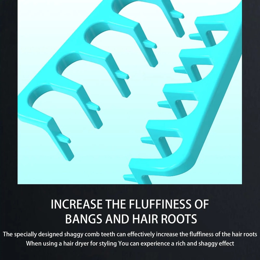 Wide Tooth Volumizing Hair Comb Korea Style Seam Covering Bangs 10