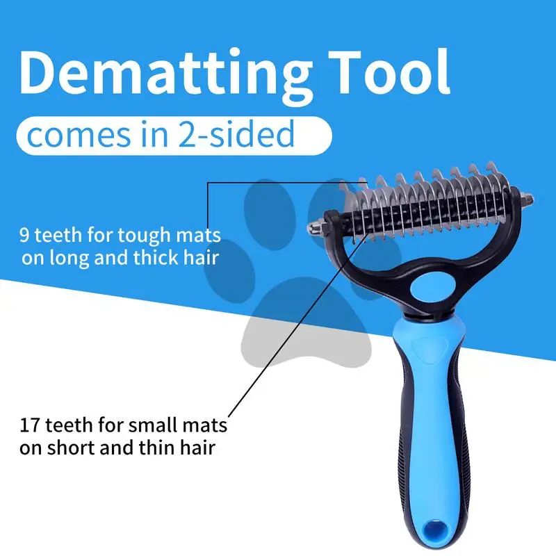 2 In 1 Pet Deshedding Brush 8