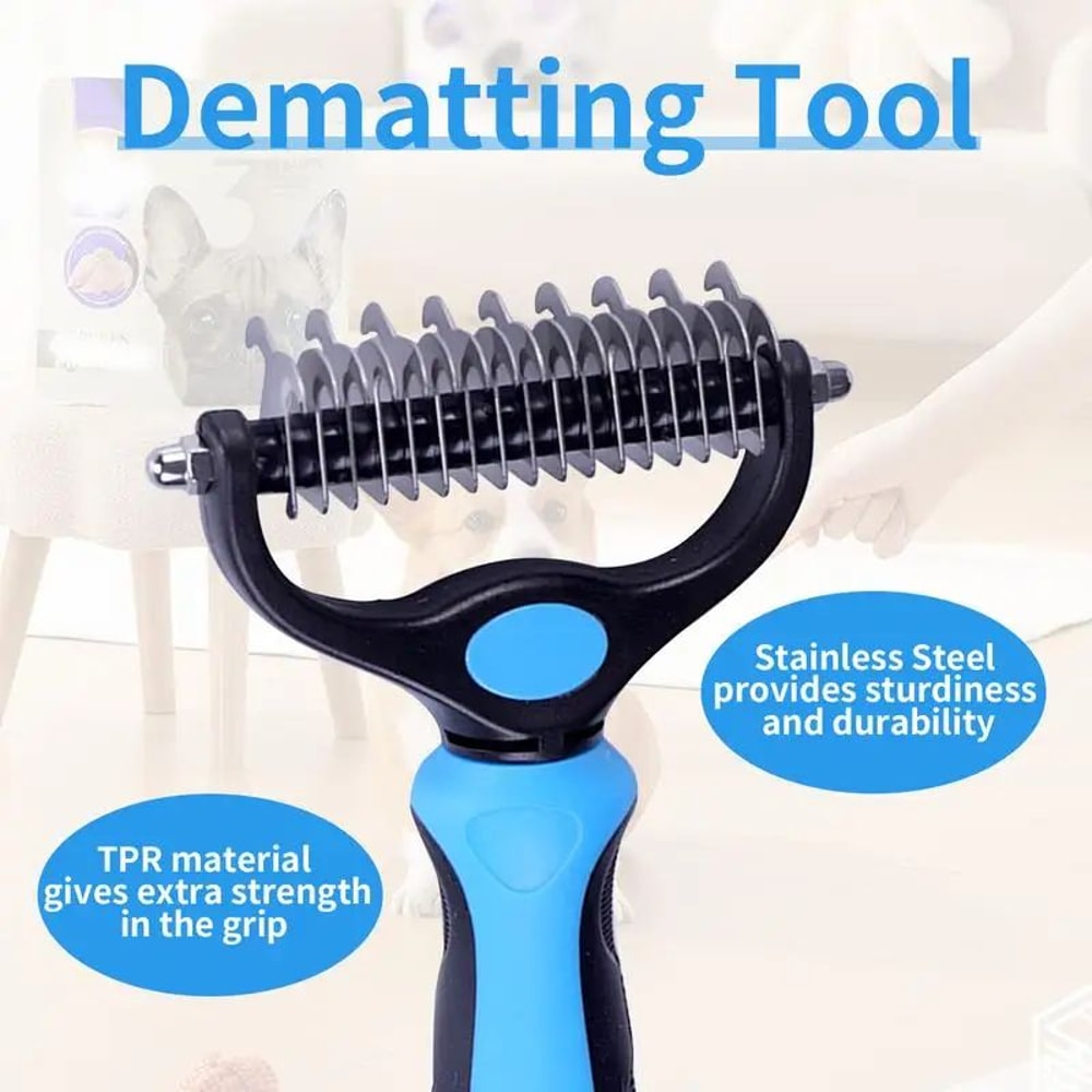2 In 1 Pet Deshedding Brush 9