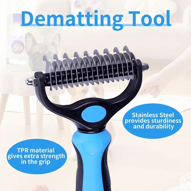 2 In 1 Pet Deshedding Brush 9