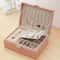 Double Layer Wooden Jewelry Box 1
