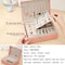 Double Layer Wooden Jewelry Box 6