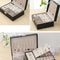 Double Layer Wooden Jewelry Box 9
