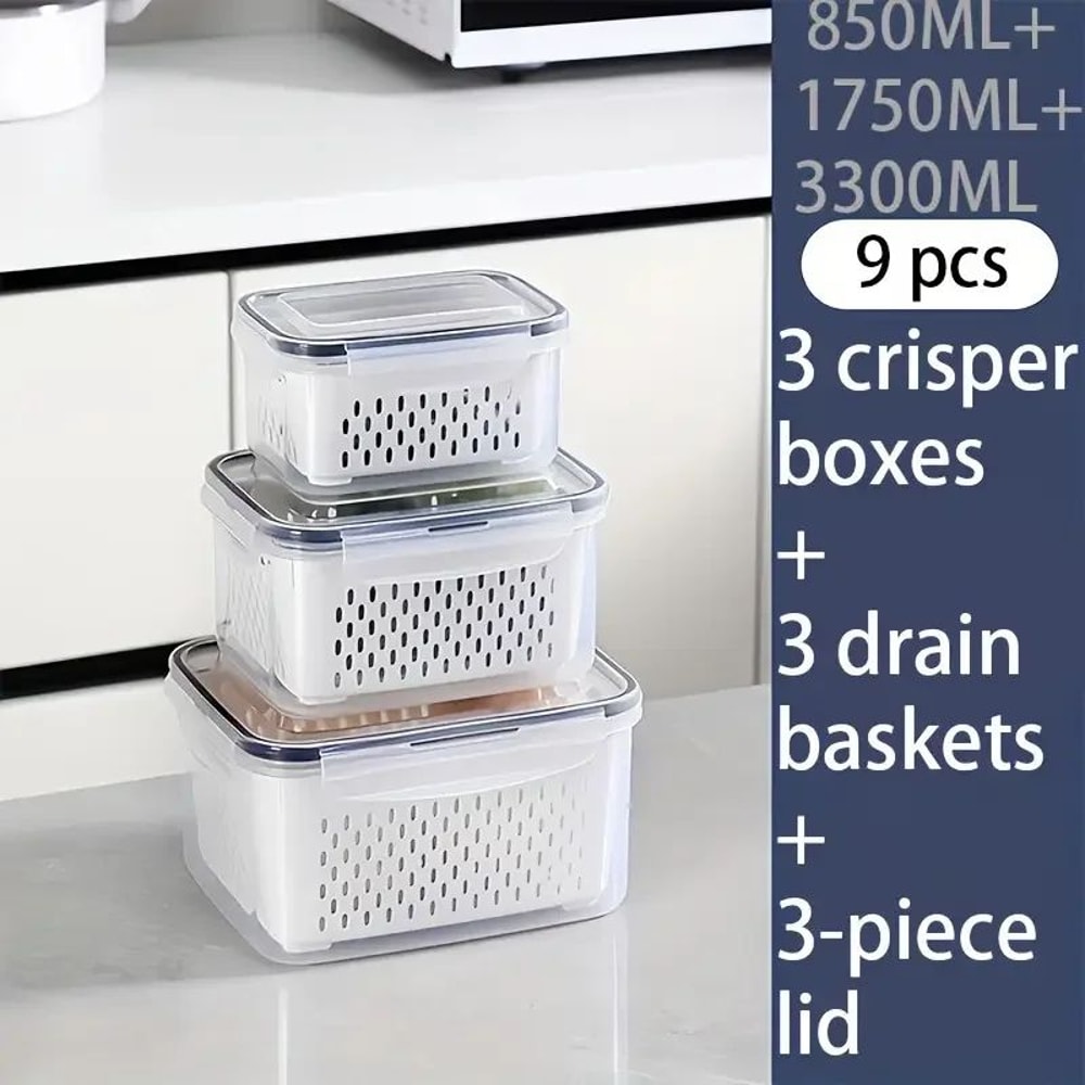 9 Piece Food Storage Container Set 6