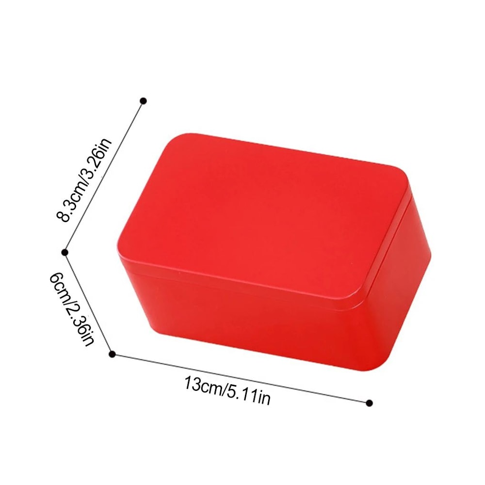 Square Metal Tea Storage Tin 2