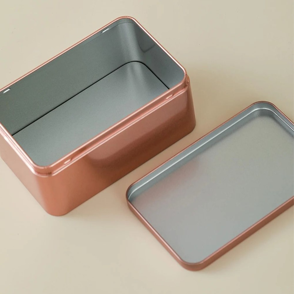 Square Metal Tea Storage Tin 3
