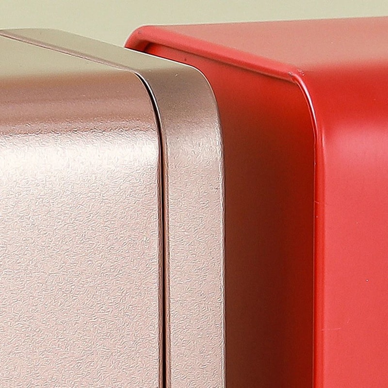 Square Metal Tea Storage Tin 6