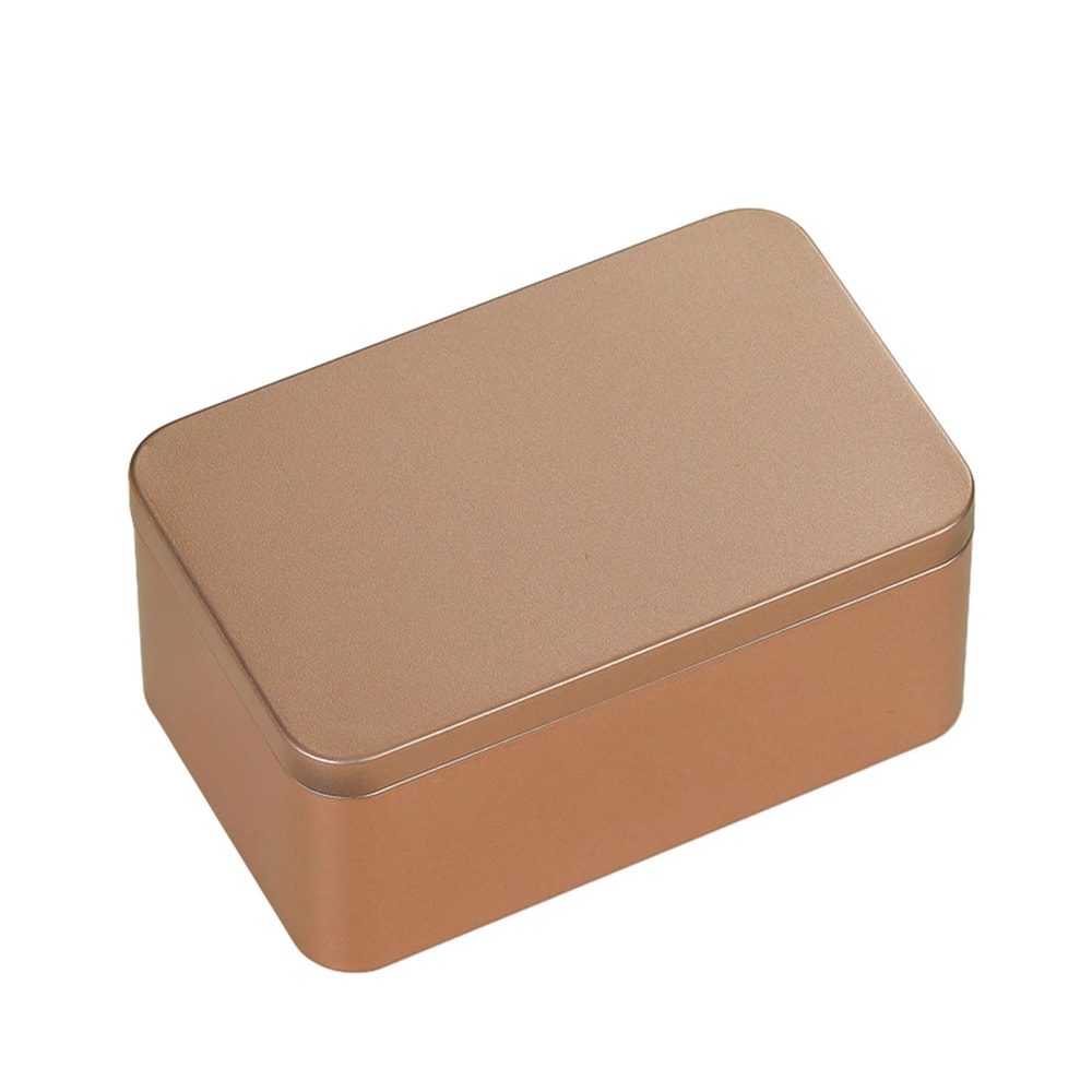 Square Metal Tea Storage Tin 13