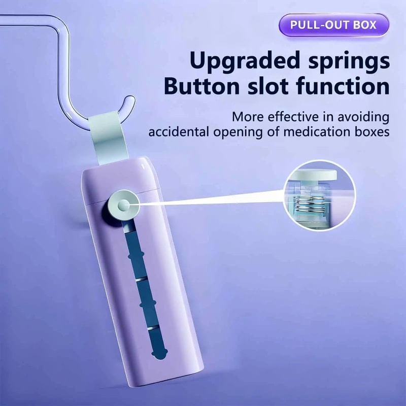 Push Pop Travel Pill Organizer 4