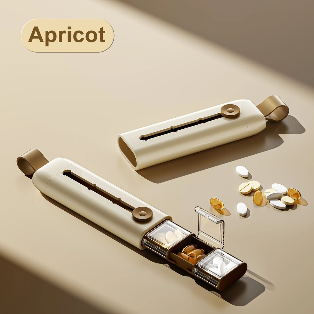 Push Pop Travel Pill Organizer 9