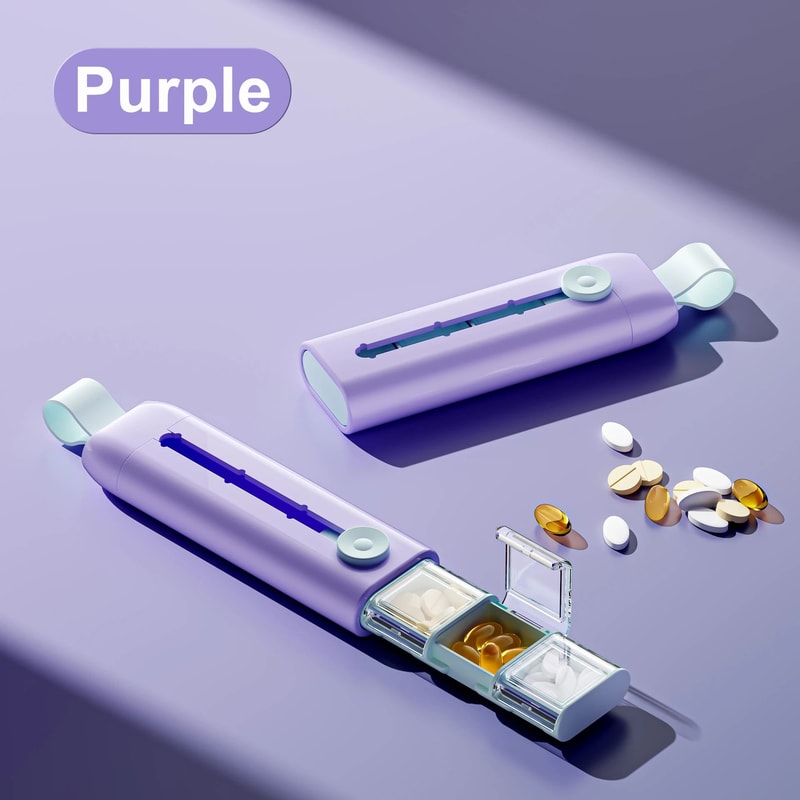 Push Pop Travel Pill Organizer 8