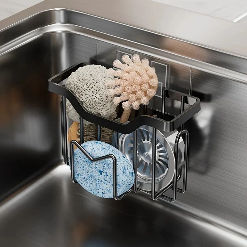 Stainless Steel Sink Sponge Holder 1