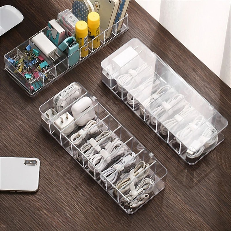 Transparent Cable Storage Box 0