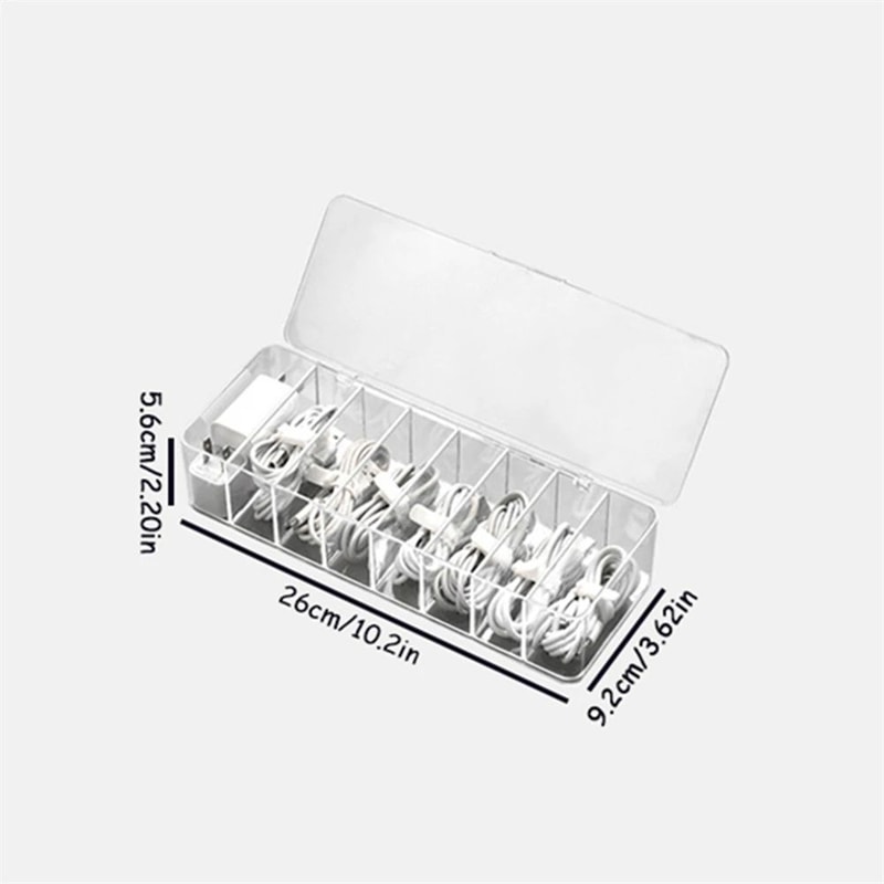 Transparent Cable Storage Box 1