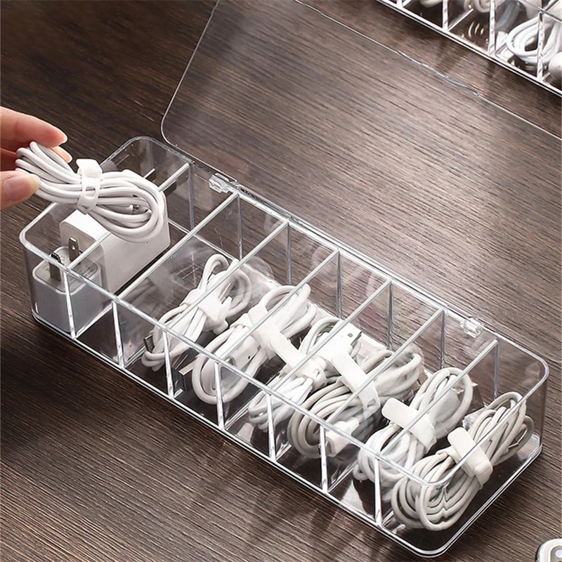 Transparent Cable Storage Box 4