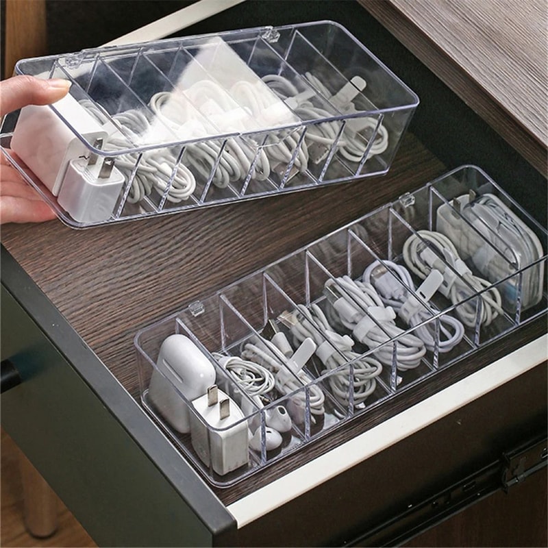 Transparent Cable Storage Box 5