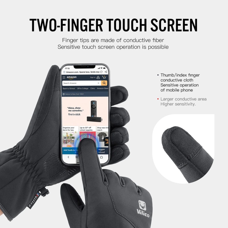 Waterproof Winter Touchscreen Gloves For Men And Women 1