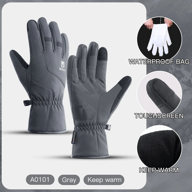 Waterproof Winter Touchscreen Gloves For Men And Women 7