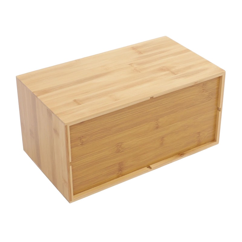 Bamboo 4Drawer Desktop Organizer For Desk Storage 5