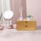 Bamboo Desktop Organizer With 2 Drawers For Desk Storage 5