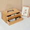 Bamboo Desktop Organizer With 2 Drawers For Desk Storage 8