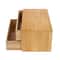 Bamboo Desktop Organizer With 2 Drawers For Desk Storage 9