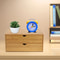 Bamboo Desktop Organizer With 2 Drawers For Desk Storage 11