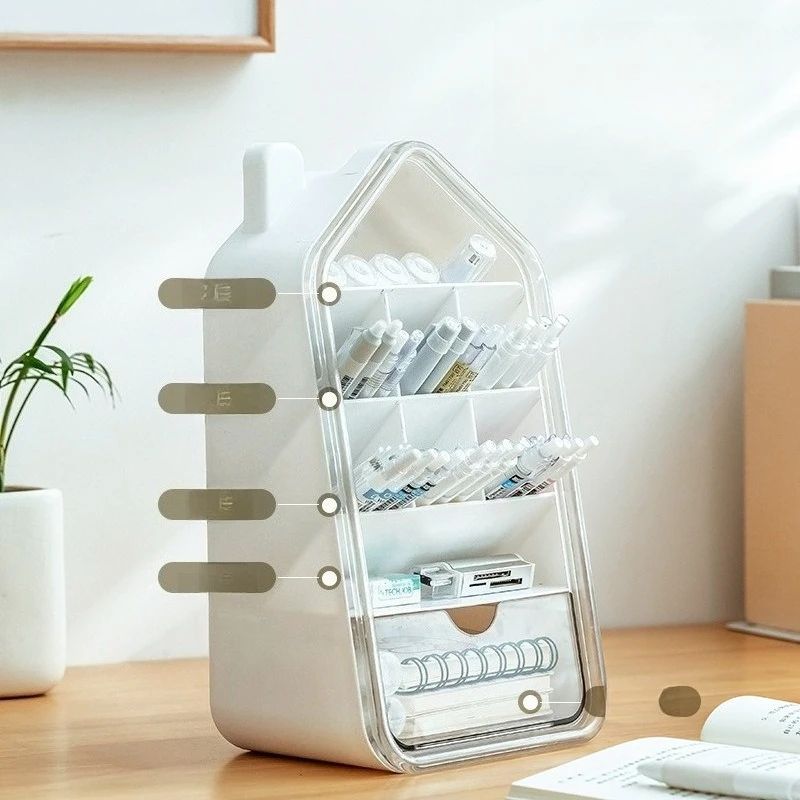 Japanese Style Horizontal Pen Holder Desktop Organizer 2