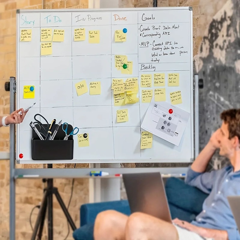 Magnetic Mini Pen And Chalk Holder With MultiSection Storage 1