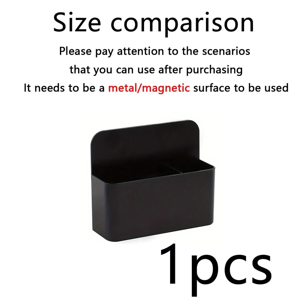 Magnetic Mini Pen And Chalk Holder With MultiSection Storage 8