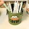 Cartoon Pen Holder Desk Organizer With Random Letter Stickers 11