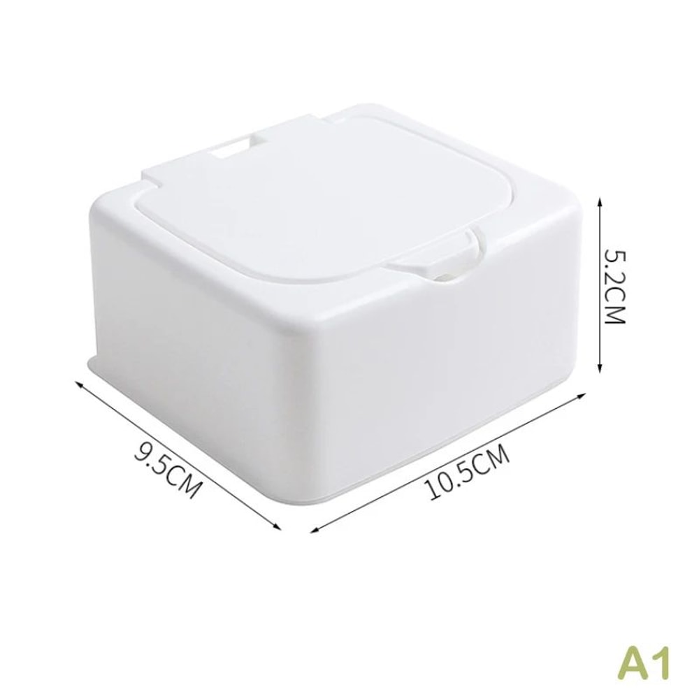 White Large Capacity Desktop Storage Box Organizer 6