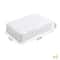 White Large Capacity Desktop Storage Box Organizer 7