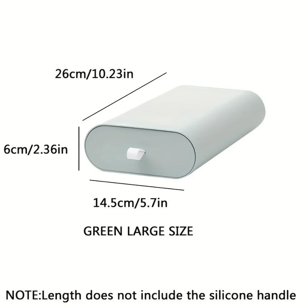 SelfAdhesive Hidden Desk And Cabinet Drawer Organizer 11