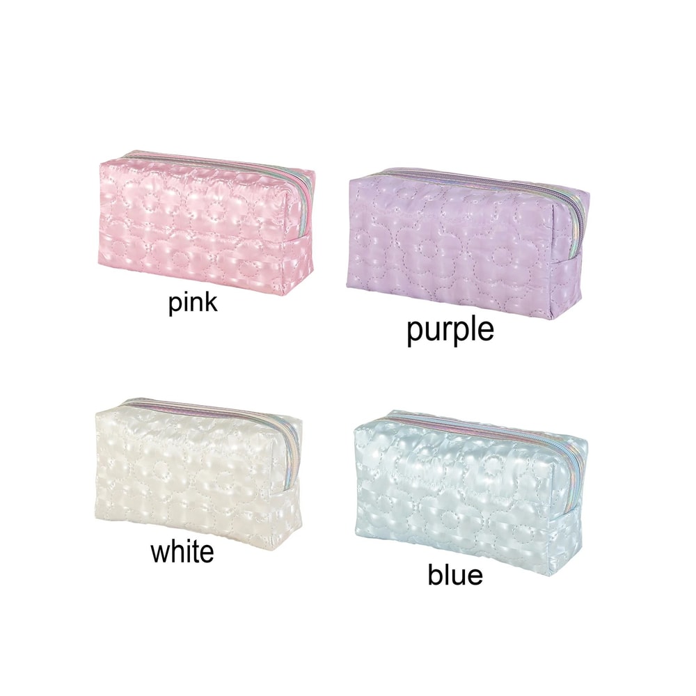 Glitter Floral PU Pencil Case And Stationery Organizer 6