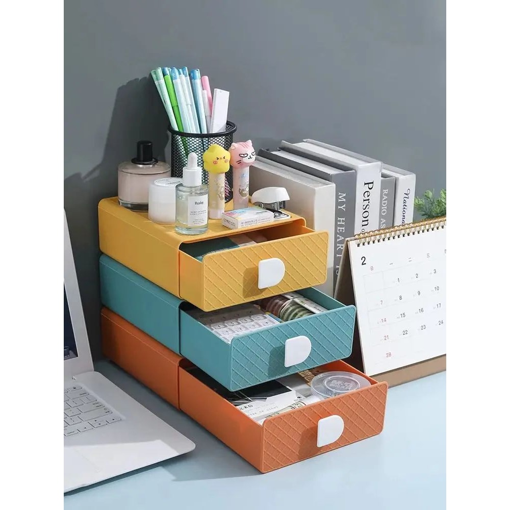 Bview Art Desktop Storage Box Organizer For Office And Home 4