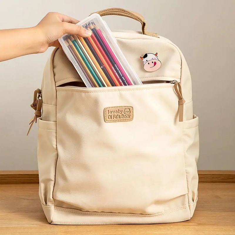 Portable Desktop Pencil And Stationery Organizer Box 7