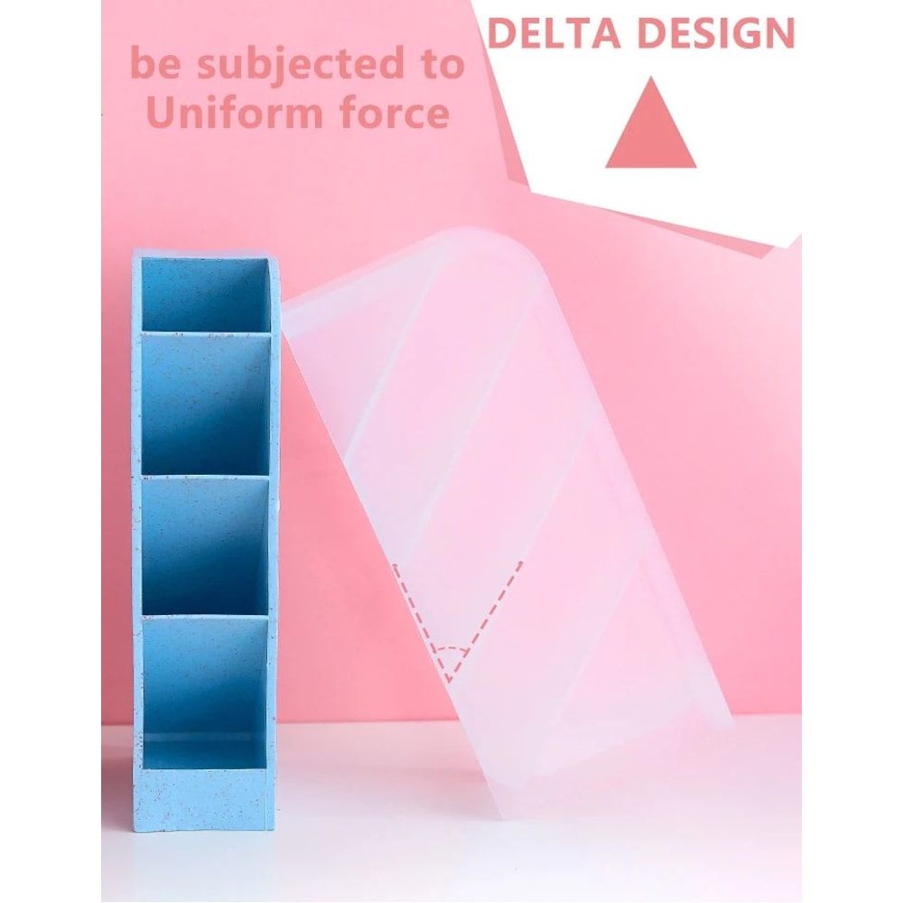 Large Capacity Oblique Desktop Pen And Stationery Organizer 9