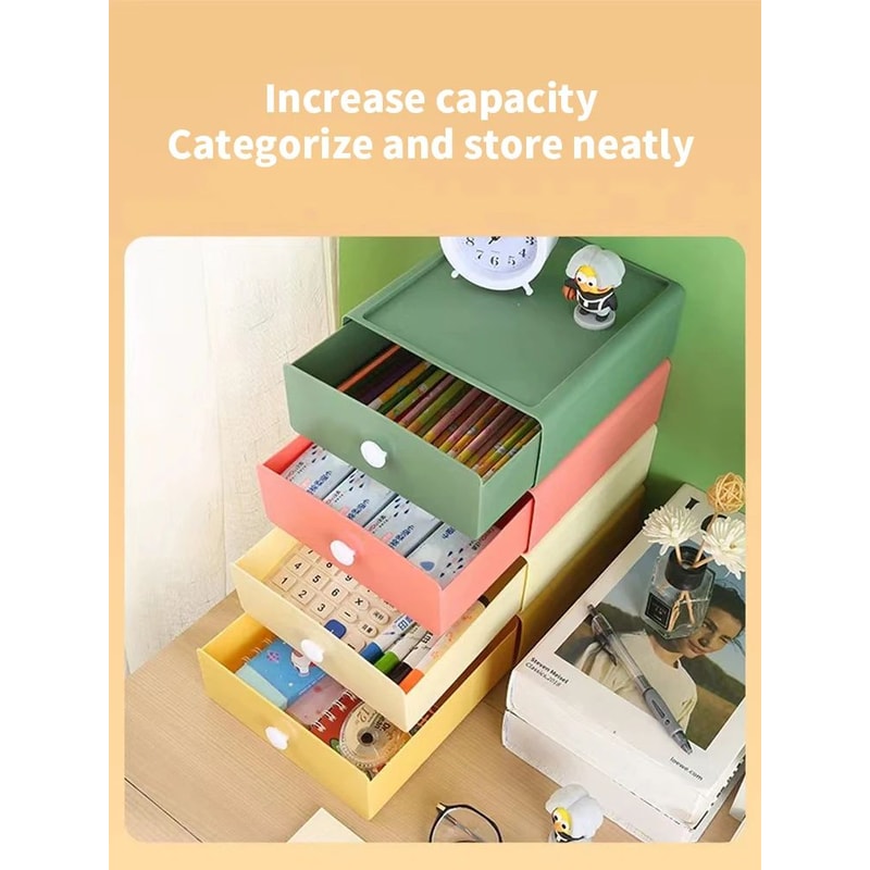 Single Drawer Desktop Storage Box For Desk Organization 6