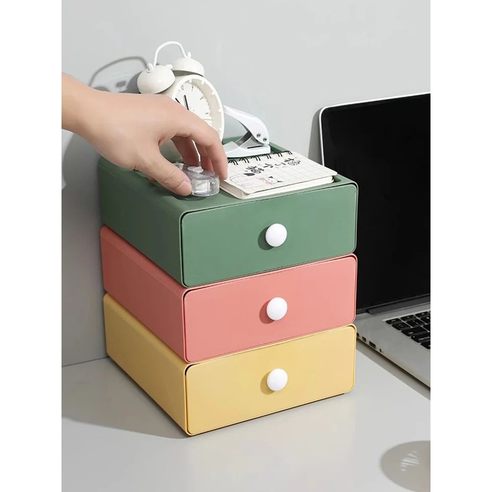 Single Drawer Desktop Storage Box For Desk Organization 7