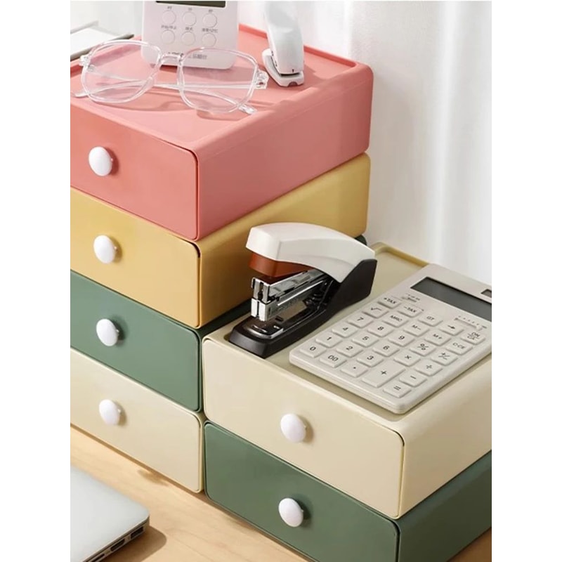 Single Drawer Desktop Storage Box For Desk Organization 8