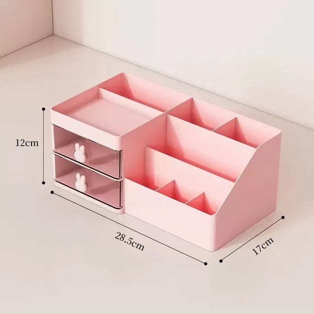 Large Capacity Pen Organizer With 2 Drawers For Desk 15