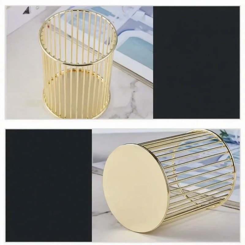 Metal HighEnd Desktop Pen And Stationery Holder 2