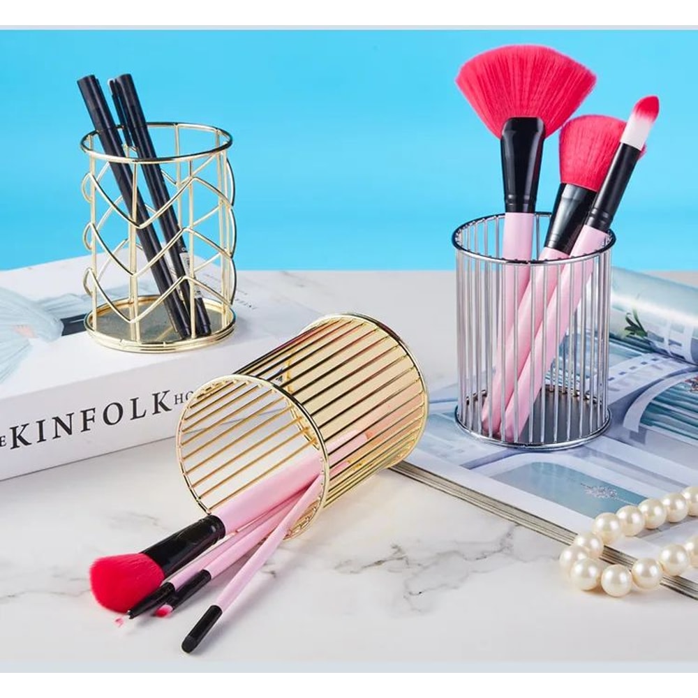 Metal HighEnd Desktop Pen And Stationery Holder 10