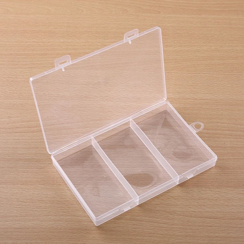 Transparent Plastic Jewelry And Craft Storage Box 0