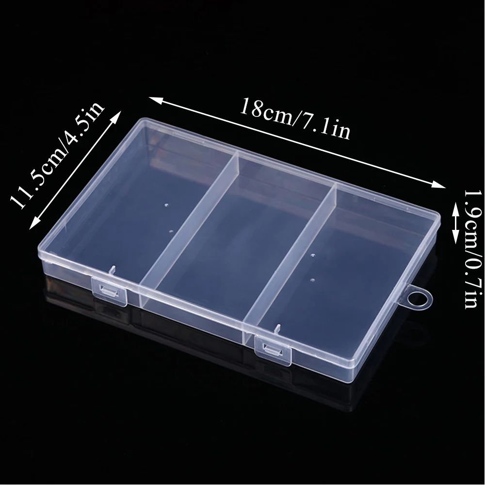 Transparent Plastic Jewelry And Craft Storage Box 1
