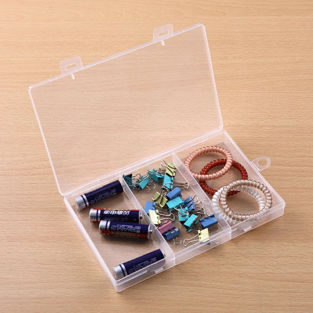 Transparent Plastic Jewelry And Craft Storage Box 4